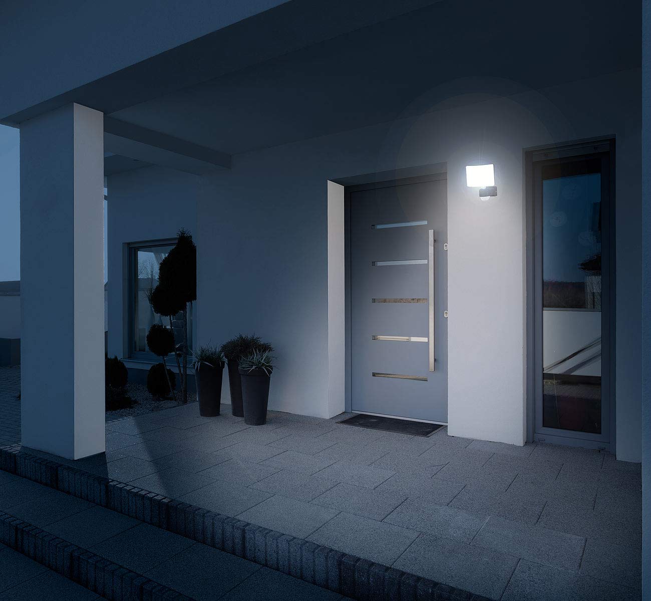 Lunartec Außenbeleuchtung LED-Außenstrahler 30W 2200lm weiß
