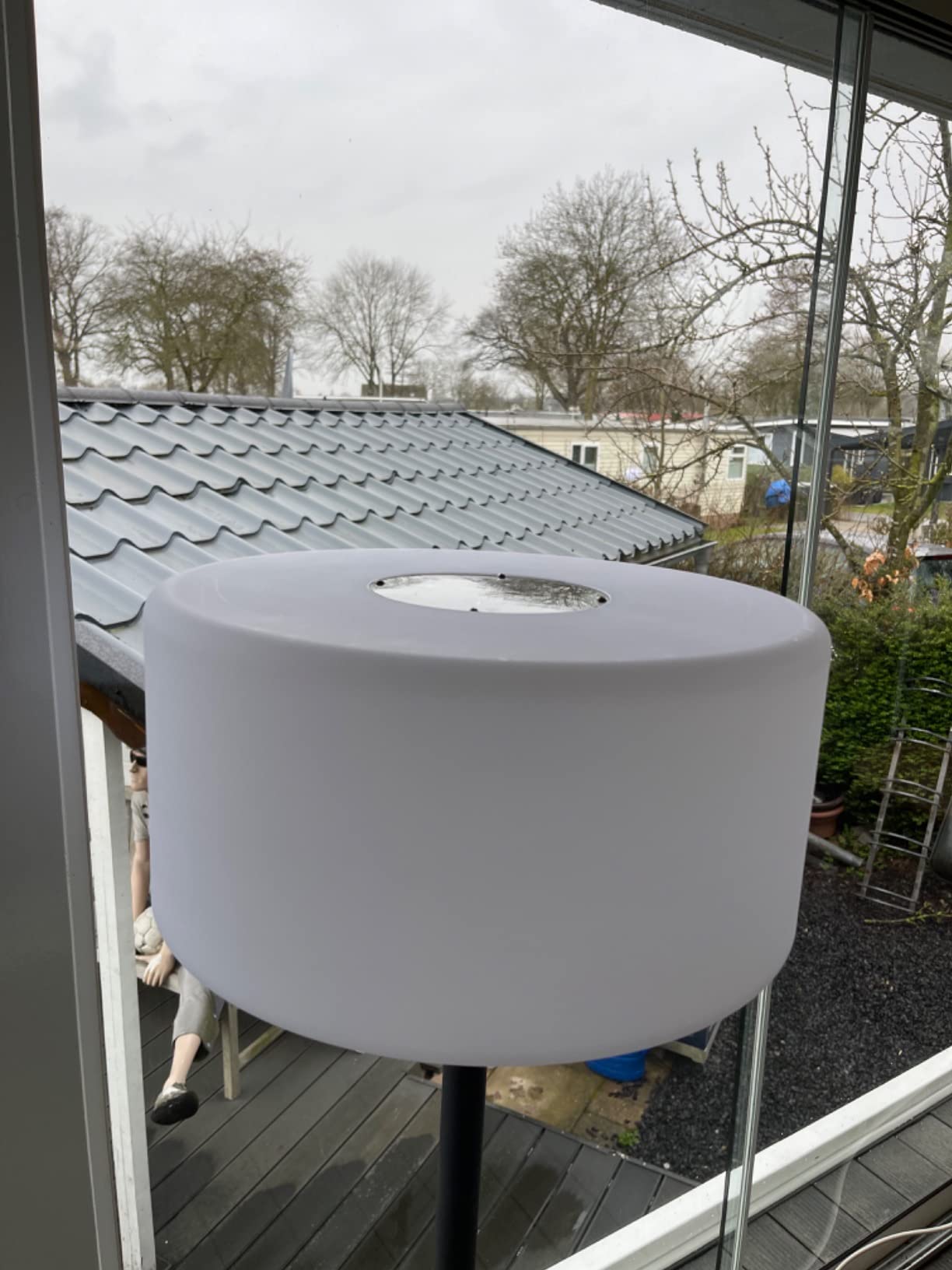 Lunartec Außenbeleuchtung Solar-Stehlampe 16 Farben IP44