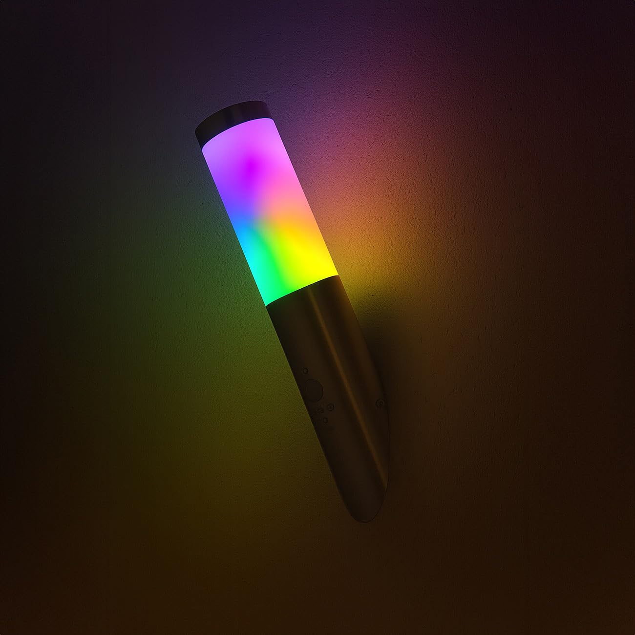 Lunartec Außenbeleuchtung Wandlampe WLAN-LED Bewegungsmelder