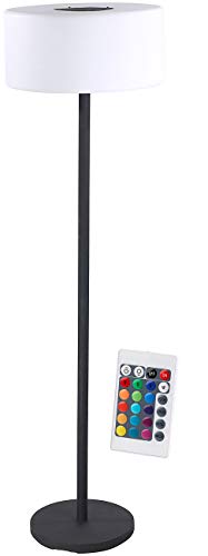 Lunartec Außenbeleuchtung Solar-Stehlampe 16 Farben IP44