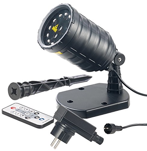 Lunartec Licht-Dekoration Laser-Projektor LP-500 IP65