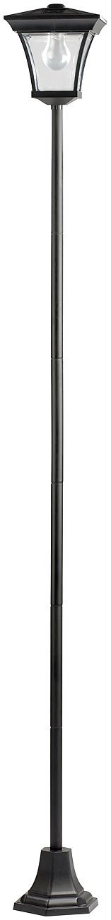 Lunartec Außenbeleuchtung Solar-Gartenleuchte 200cm 2er-Set