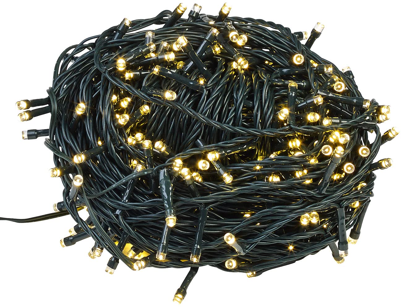 Lunartec Licht-Dekoration WLAN-Lichterkette 32m warmweiß 320 LEDs