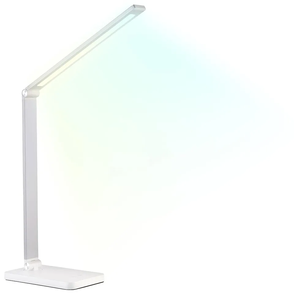 Lunartec Innenbeleuchtung Alu-Schreibtischlampe silberweiß 660lm