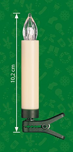 Bonetti Wireless Christmas Candles LED Weihnachtskerzen elfenbein 20er-Set