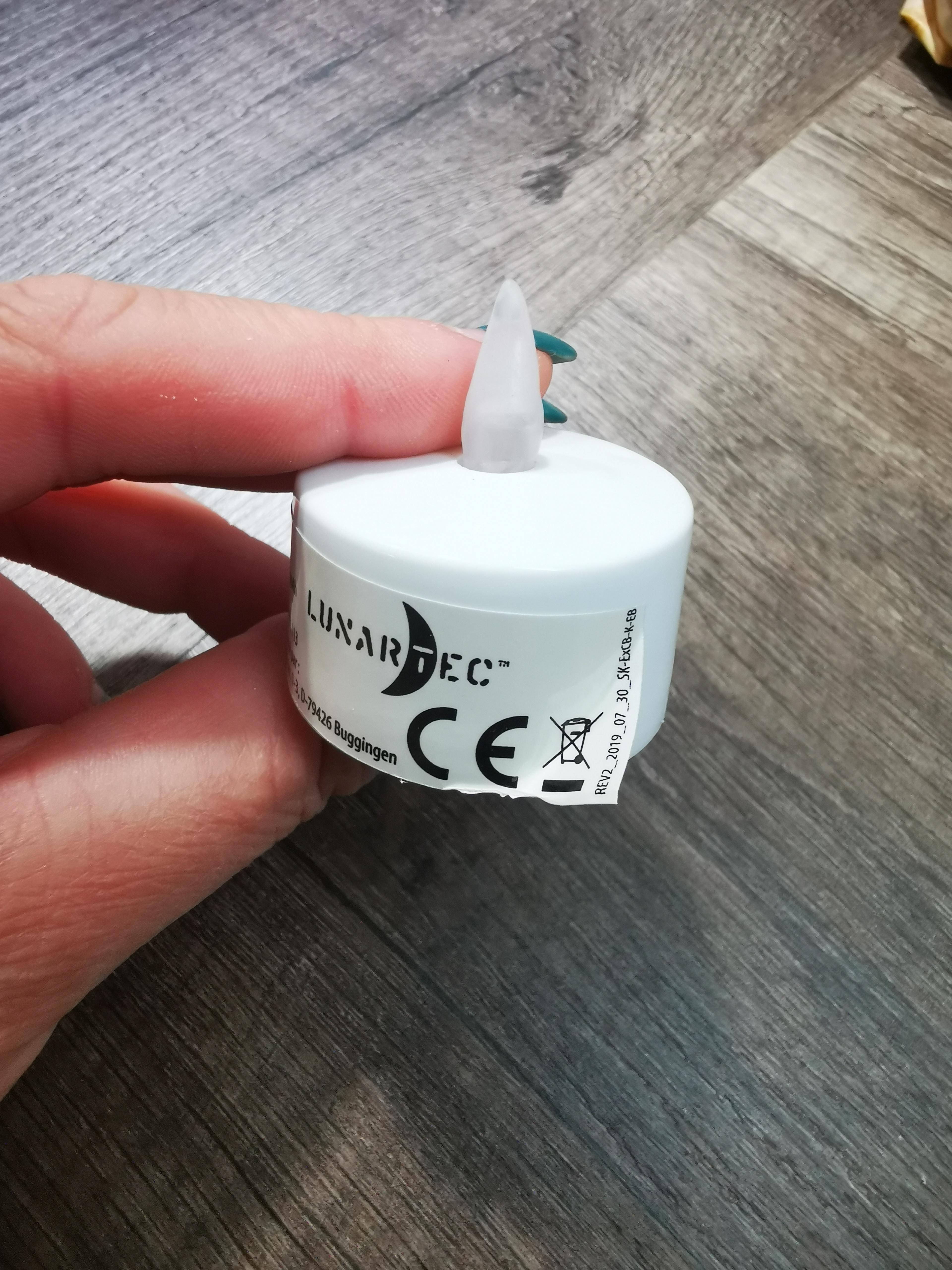Lunartec Licht-Dekoration LED-Teelichter 6er-Set mit Ladestation