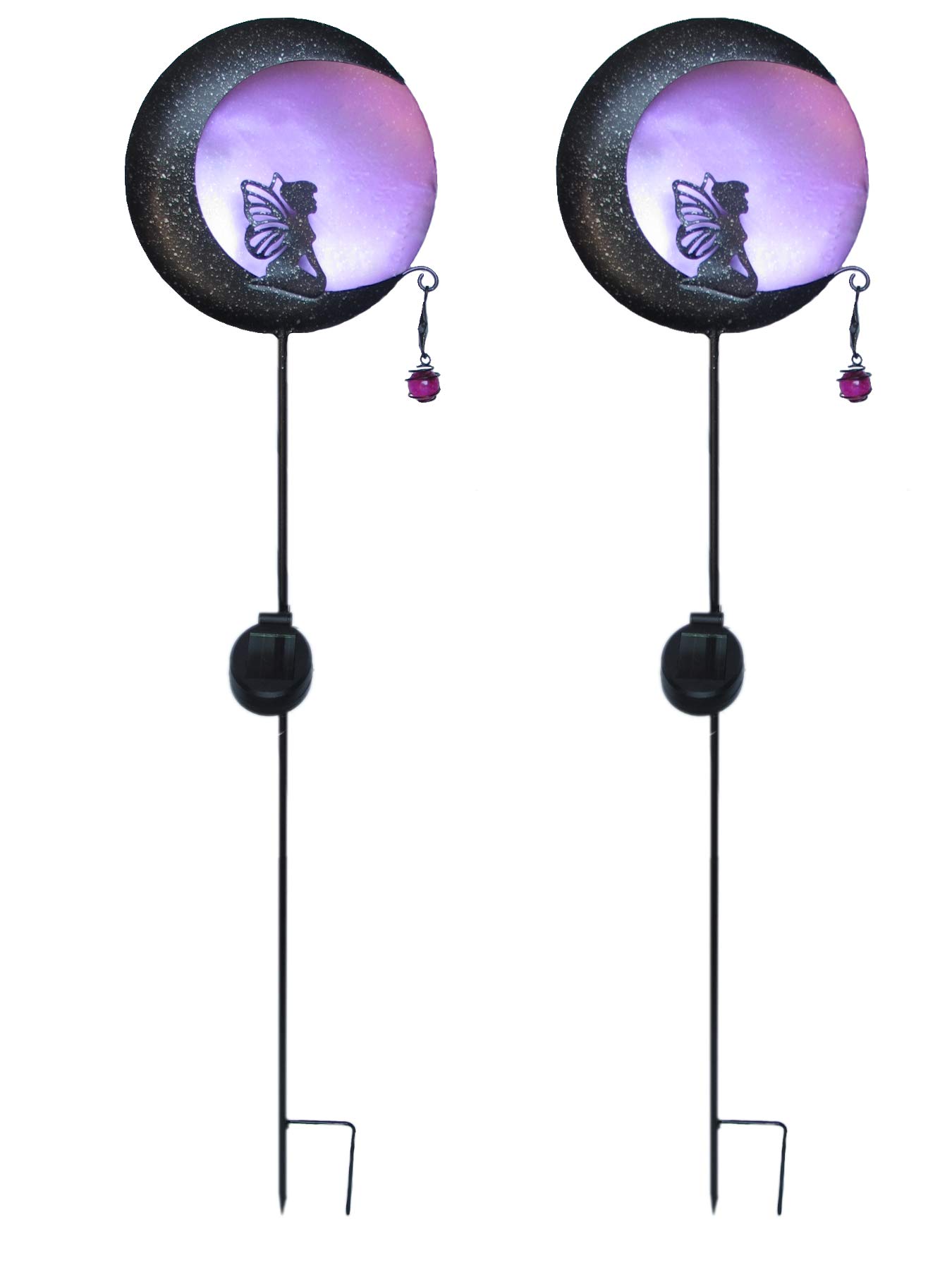 Bonetti Solar Lights Gartenstecker Elfe blau 2er-Set 97cm