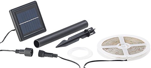 Lunartec Solar-LED-Band warmweiss 3 m 180 LEDs IP65