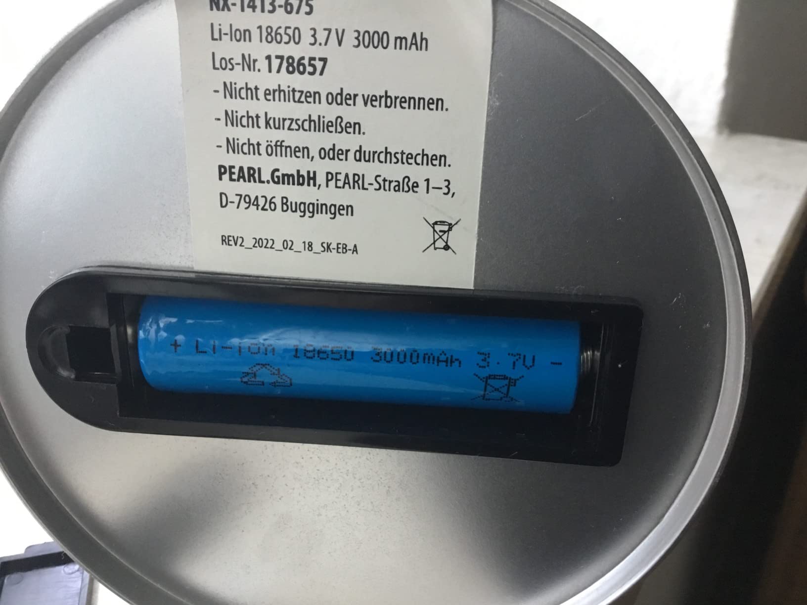 Lunartec Taschenlampen Sturmlampe LED 200 lm Akku 2er-Set