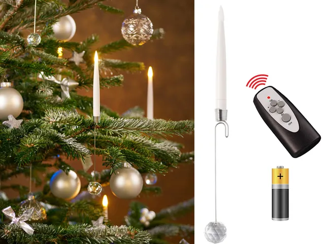 Bonetti Wireless Christmas Candles Baumkerzen 10er silber