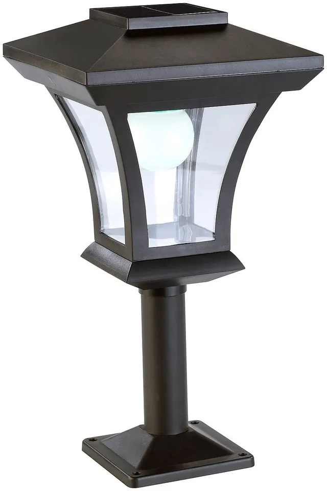 Lunartec Außenbeleuchtung Solar-Standlaterne SWL-05 45 lm solar