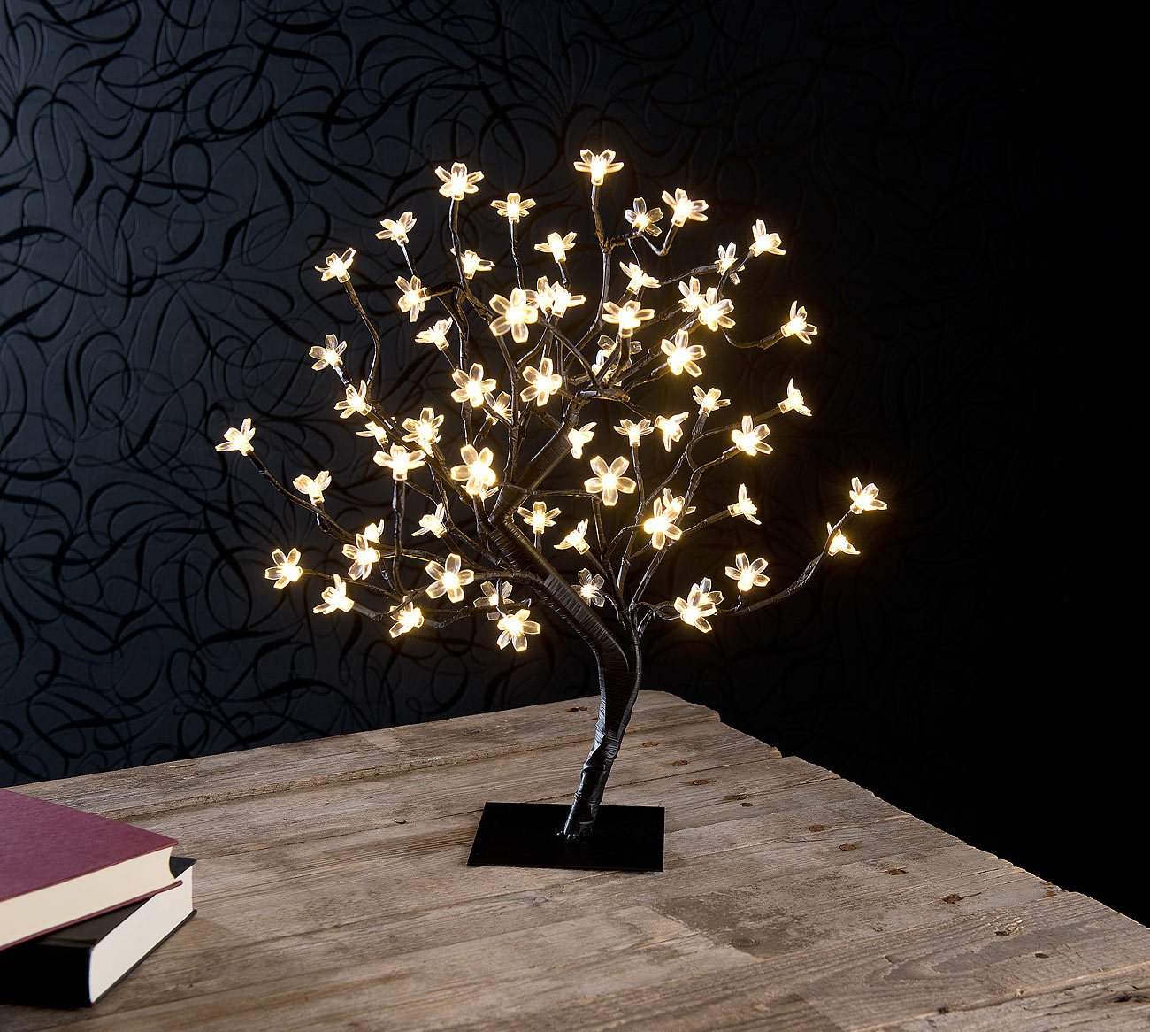 Lunartec Außenbeleuchtung LED Bäumchen 45 cm warmweiß