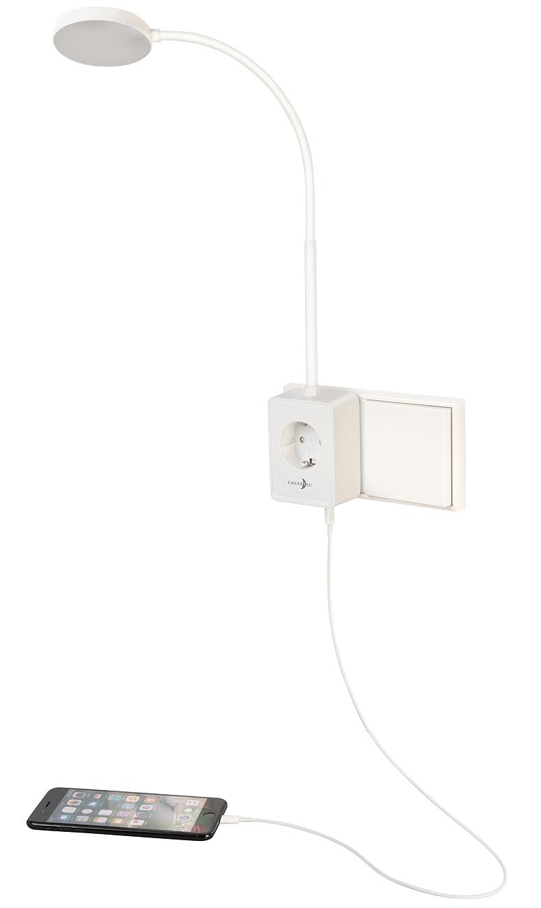 Lunartec Innenbeleuchtung CCT-Steckerleuchten 2er-Set schwarz USB