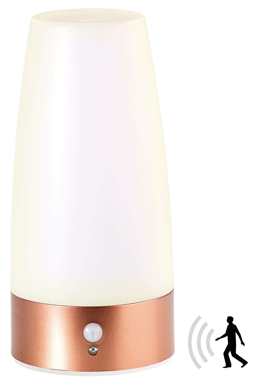 Lunartec LED-Tischlampen 2er-Set mit Bewegungsmelder warmweiß