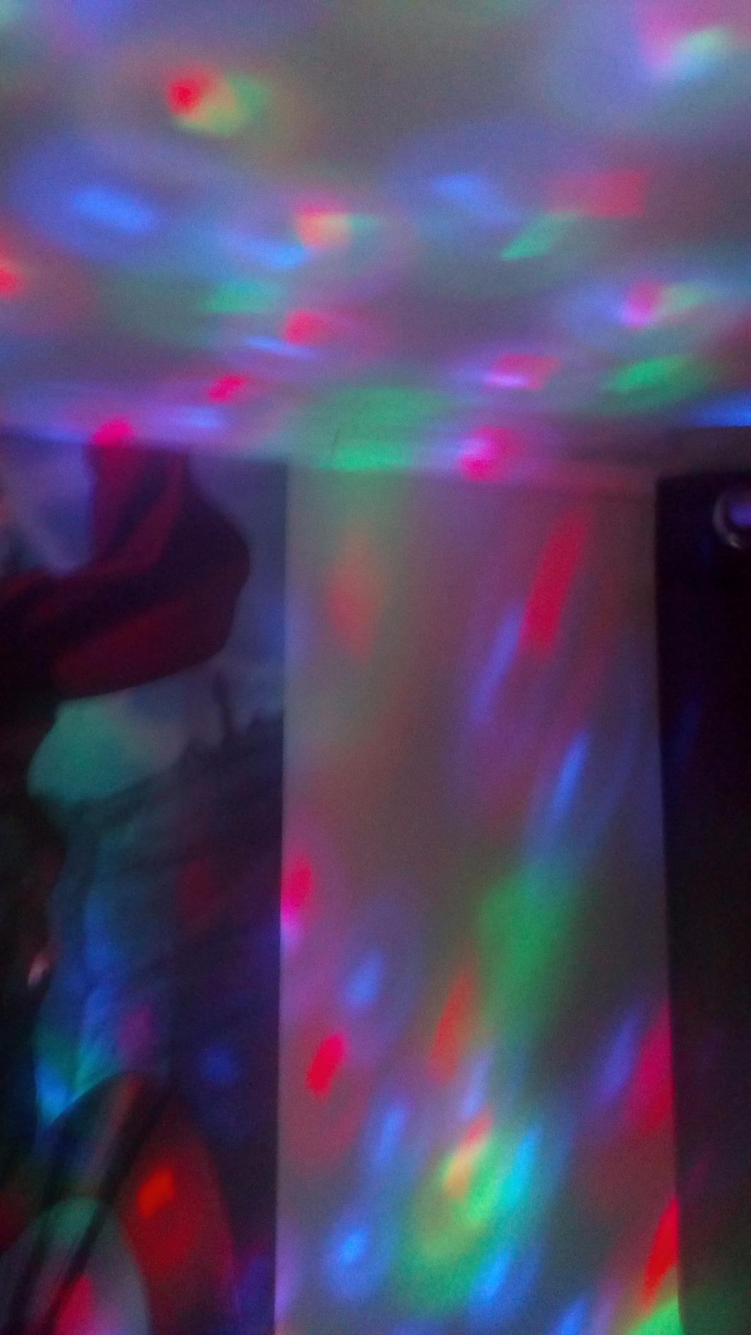 Lunartec Leuchtmittel Disco-Lampe E27 RGB 3W 2er-Set