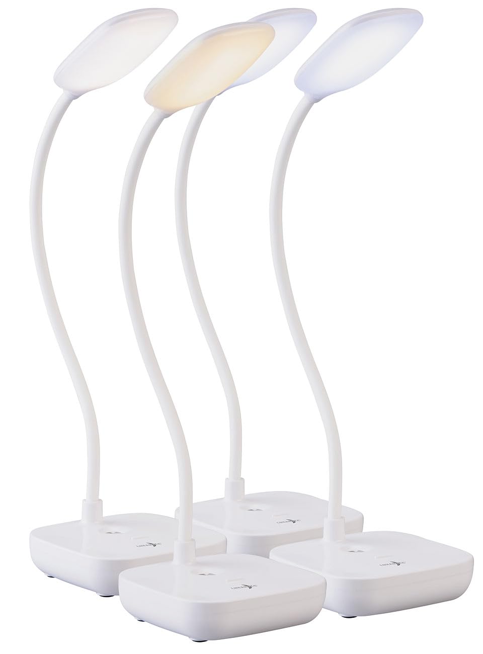 Lunartec Akku-Schreibtischleuchte CCT 4er-Set 245lm