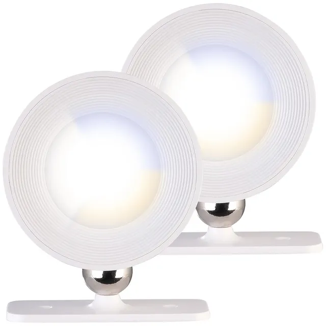 Lunartec Innenbeleuchtung Wandleuchte weiß CCT dimmbar 2er-Set