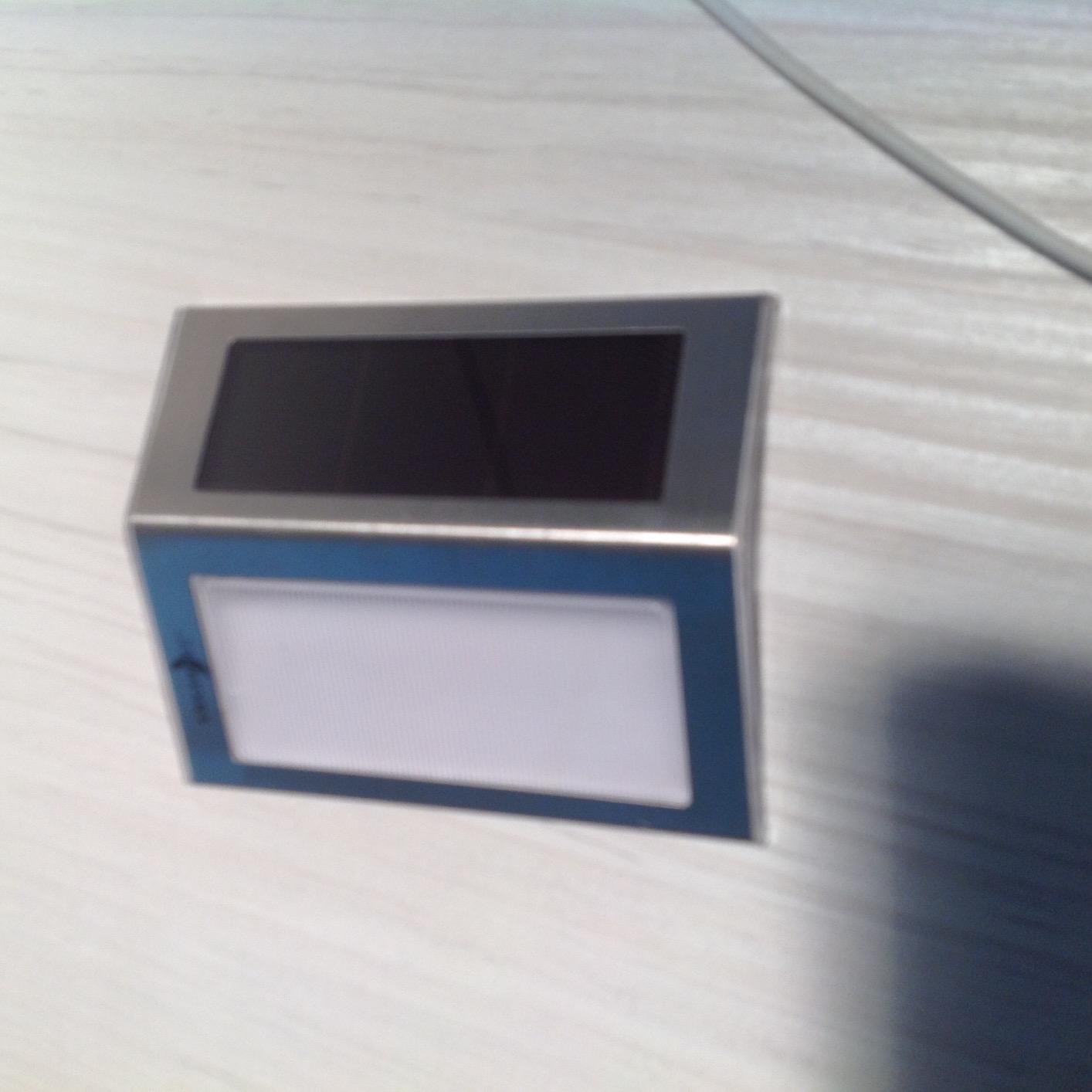 Lunartec Außenbeleuchtung Treppen-Solarleuchten 4er-Set Edelstahl