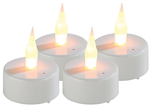 Lunartec Licht-Dekoration LED Teelichter 4er-Set ausblasbar