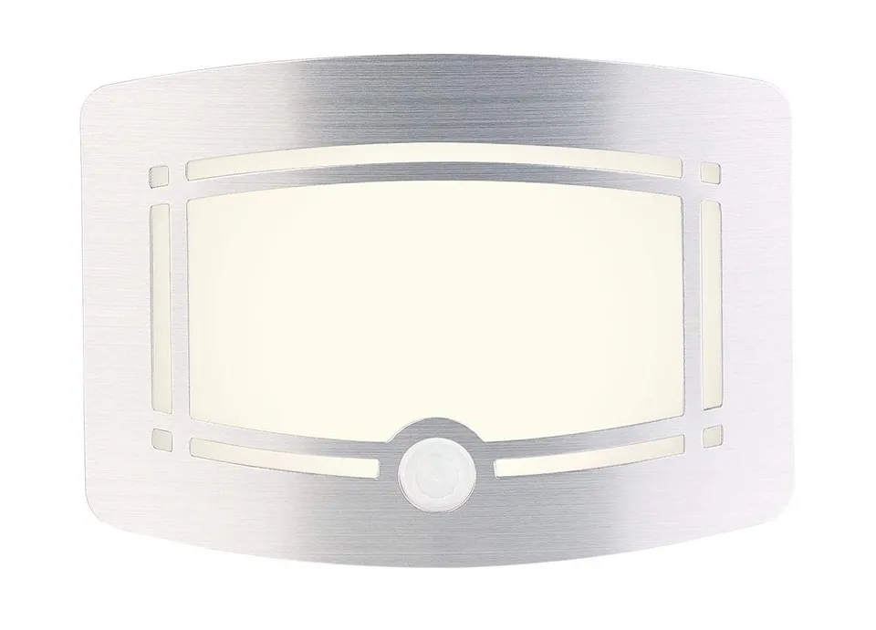 Lunartec Innenbeleuchtung LED-Wandleuchte Batterie 40lm weiß
