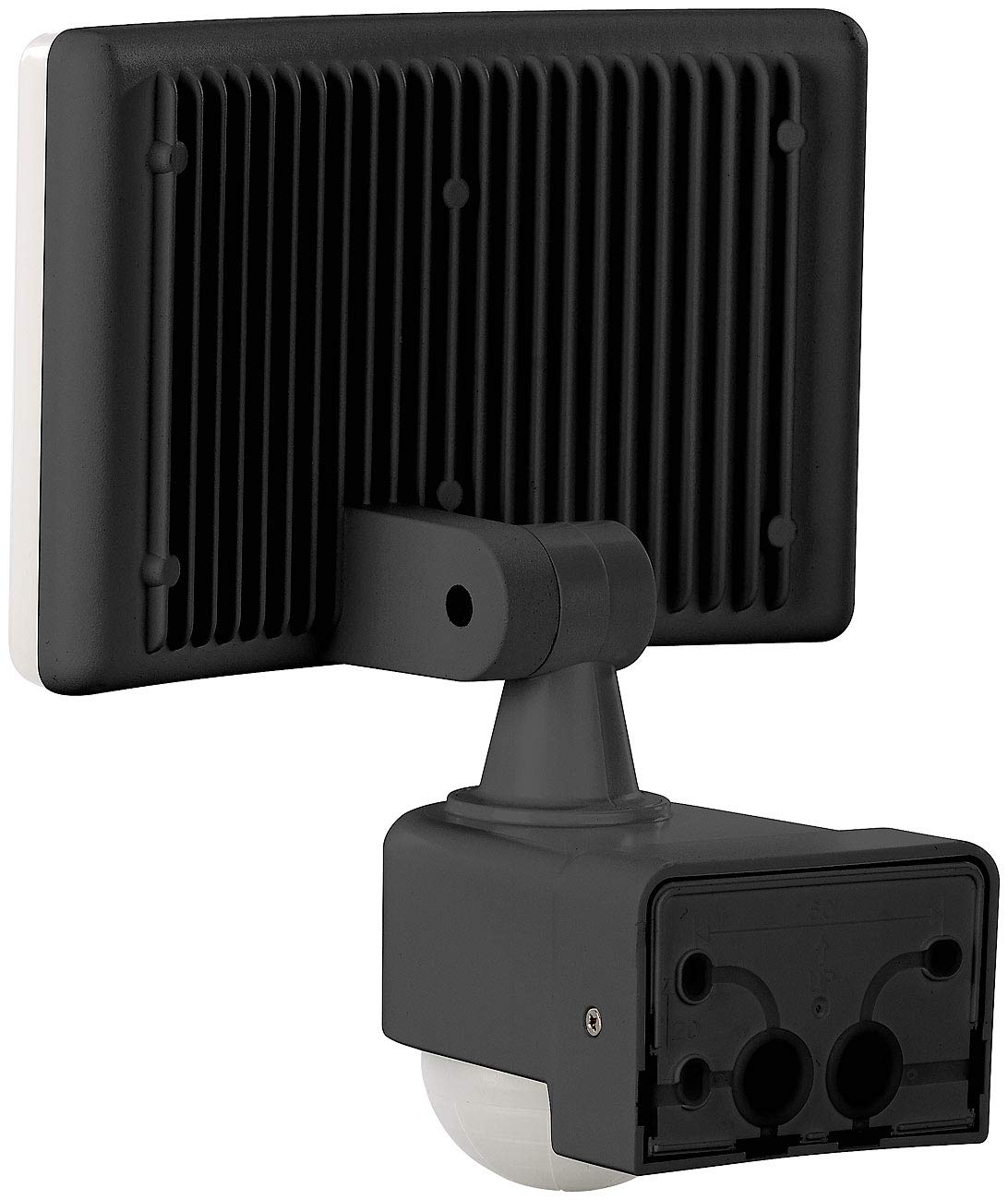 Lunartec Außenbeleuchtung LED Strahler 30W 2er Set schwarz