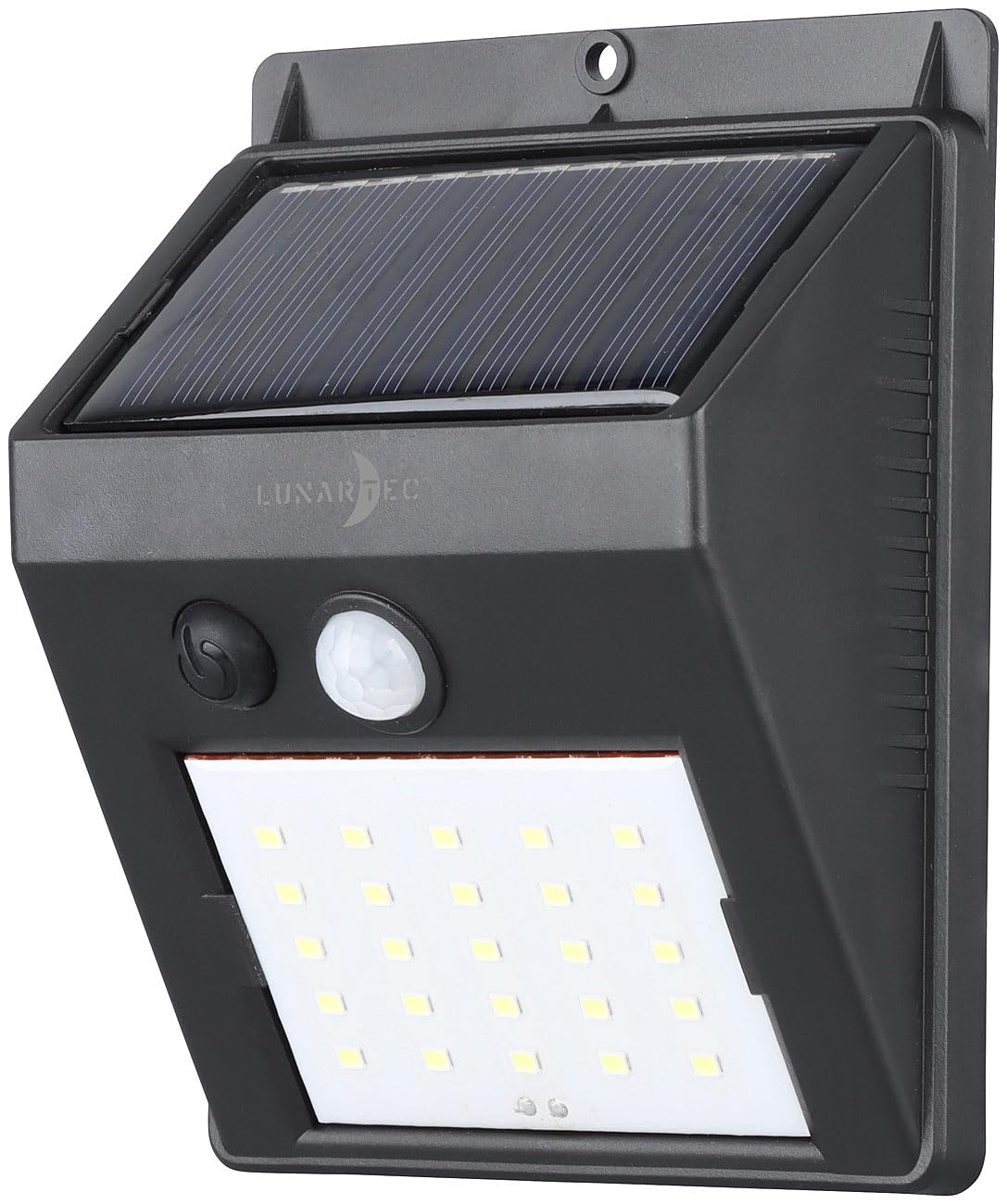 Lunartec Außenbeleuchtung WL-100.solar Wandleuchte 2er-Set Bewegungsmelder