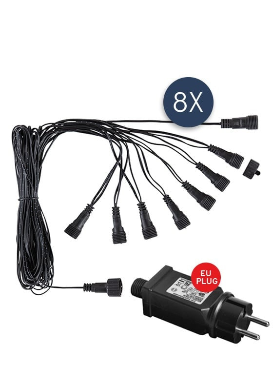 Fairybell Smart Magic Anschlusskabel 6 m 8 Anschlüsse