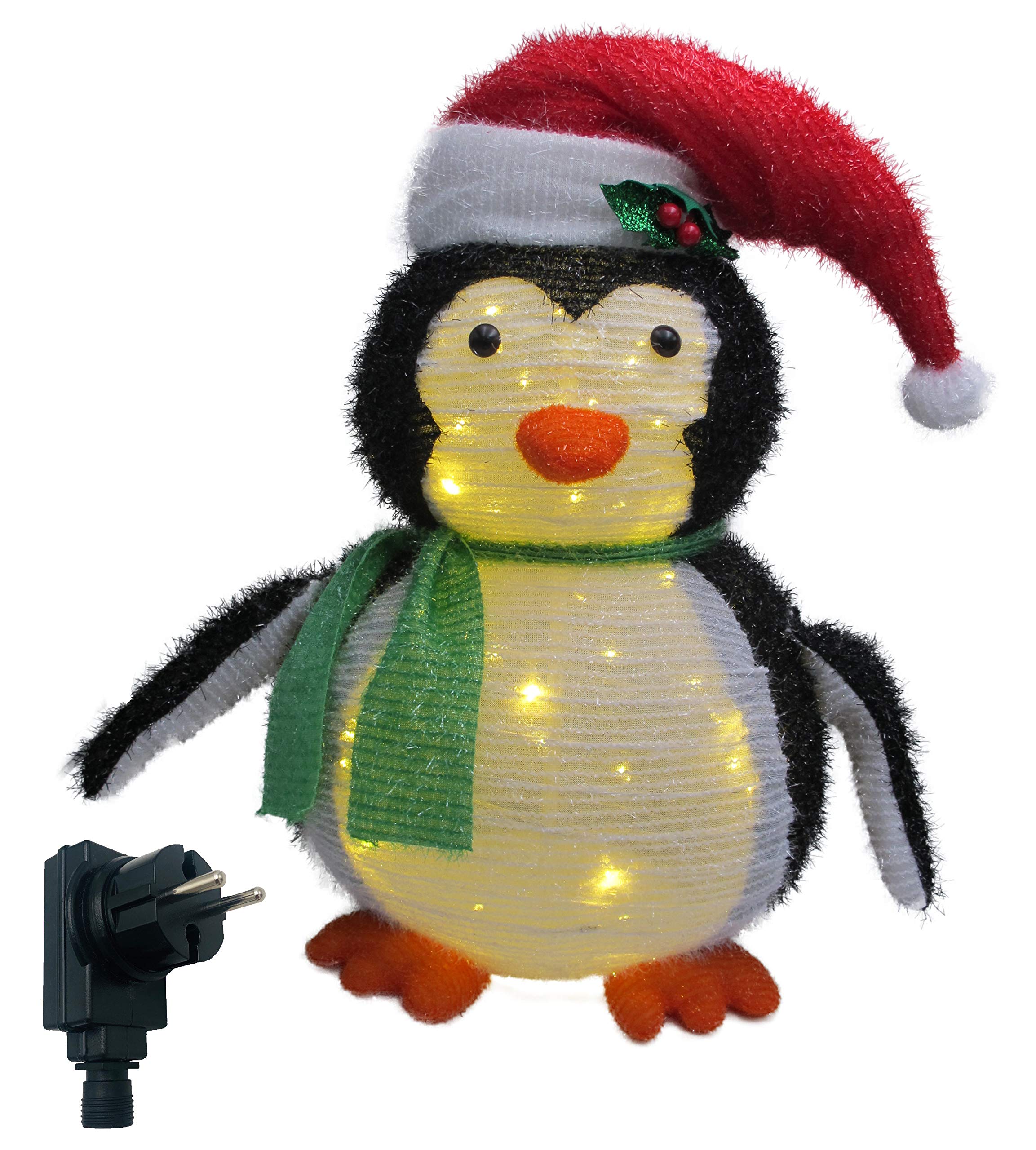 Bonetti LED Lichterketten Pinguin 65 cm warmweiß 60 LED