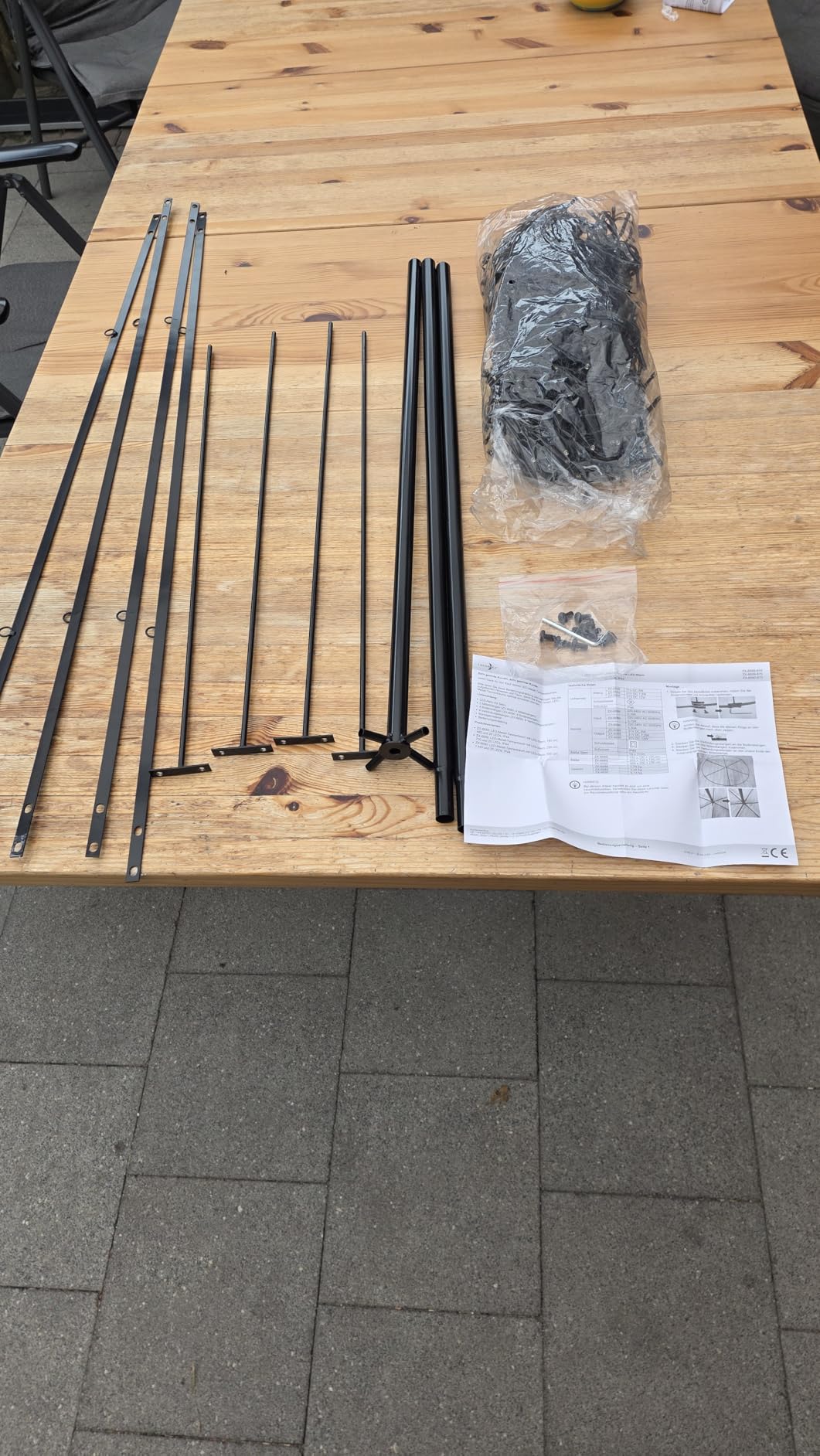 Lunartec Licht-Dekoration LED-Metall-Tannenbaum 250cm 740 LEDs
