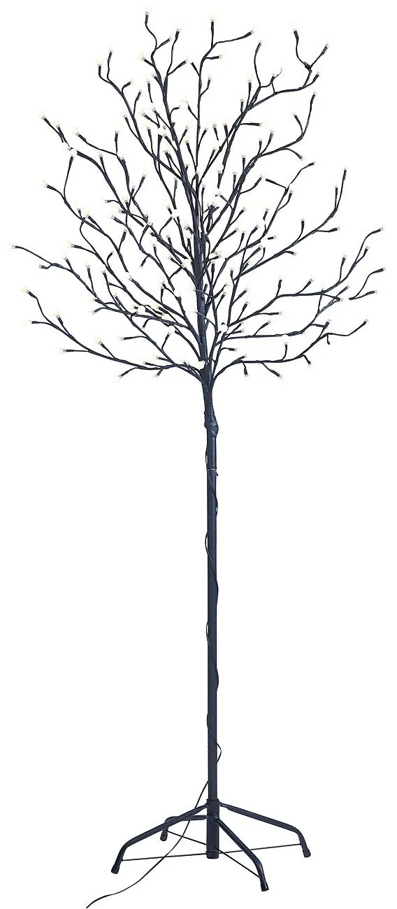 Lunartec Außenbeleuchtung LED-Deko-Baum 150 cm 200 LEDs warmweiß