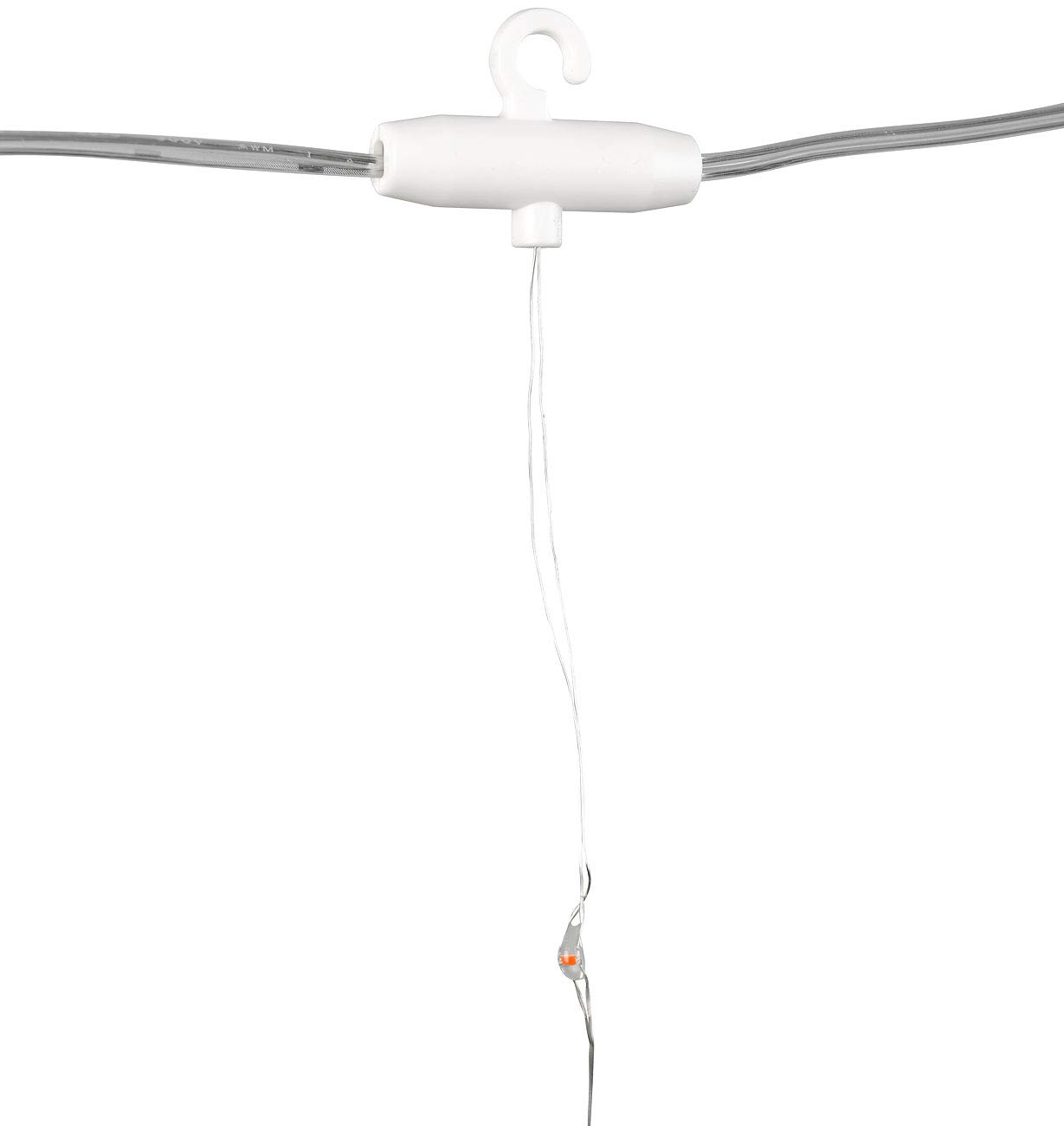 Lunartec Licht-Dekoration LED-Lichtervorhang warmweiß 3x3m 2er-Set