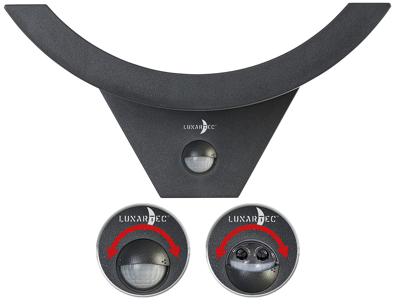 Lunartec Außenbeleuchtung LED-Wandleuchte 1100 lm IP54 Sensor