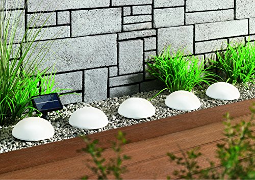 Bonetti Solar Lights Bodenlichterkette Halbkugel 5er bunt 4 m