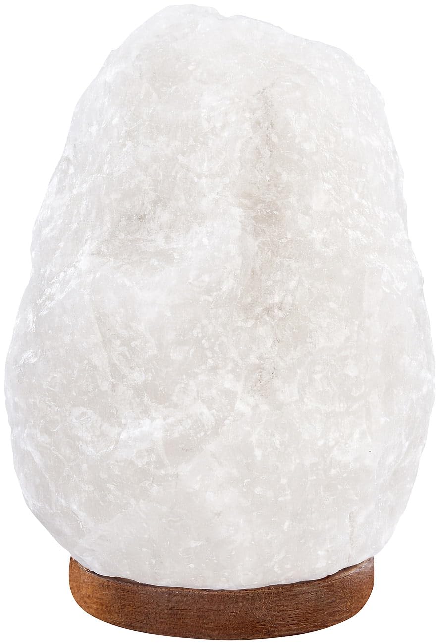 Lunartec Licht-Dekoration Salzkristall-Lampe 2-3 kg weiß dimmbar