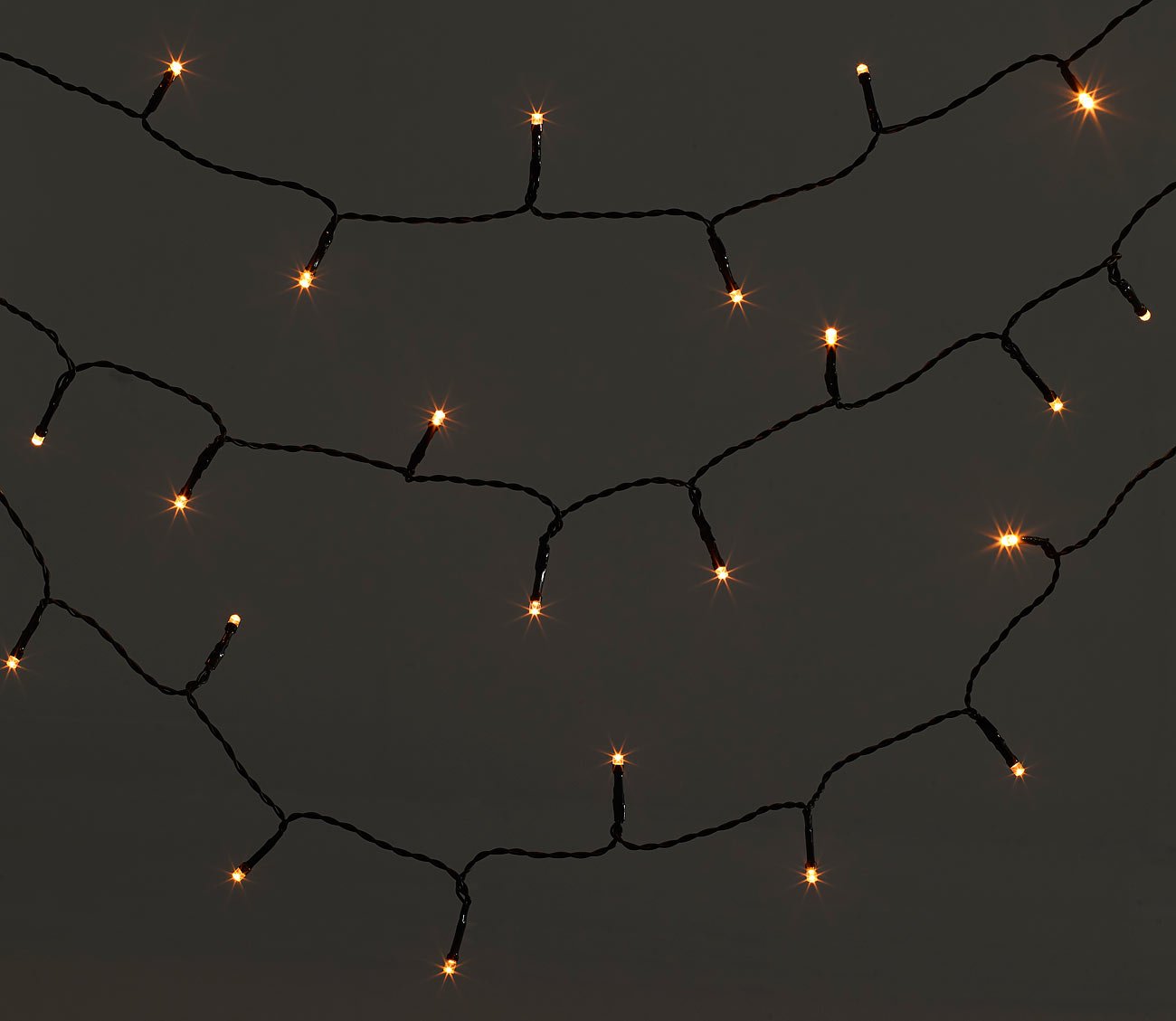 Lunartec Licht-Dekoration LED-Lichterkette 50 LEDs 5 m warmweiß