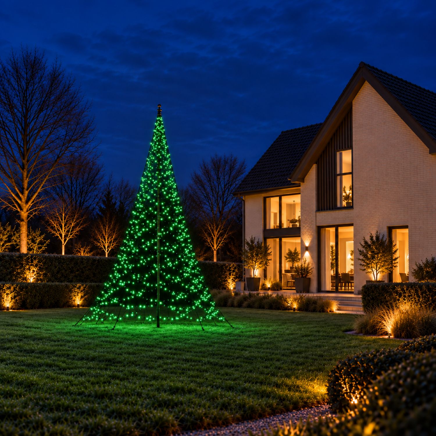 Fairybell Pro 6 m Fahnenmastbaum 1152 LED Smart Magic RGBW