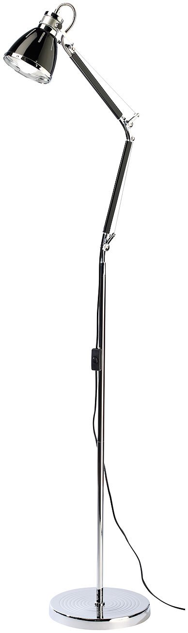Lunartec Innenbeleuchtung Stehlampe Klassisch E27 Metall