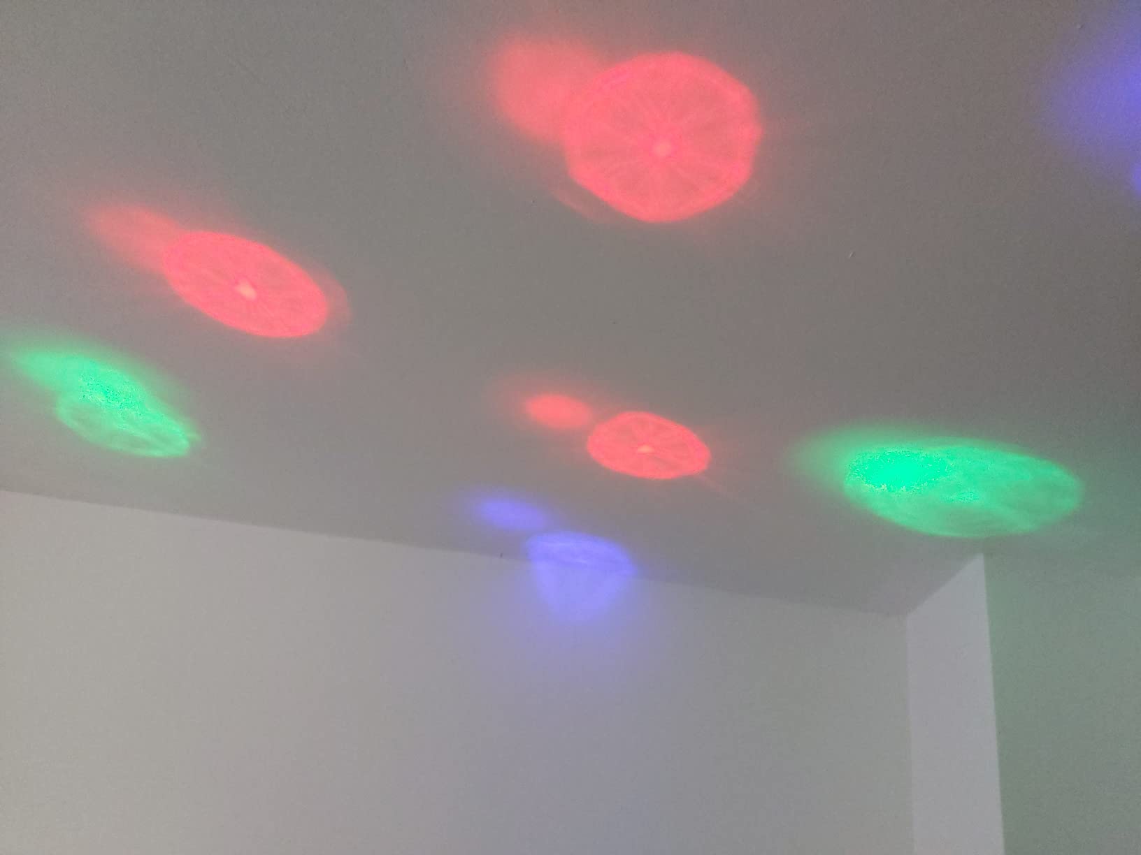Lunartec Licht-Dekoration Mini Discolichter 4er-Set Batterie