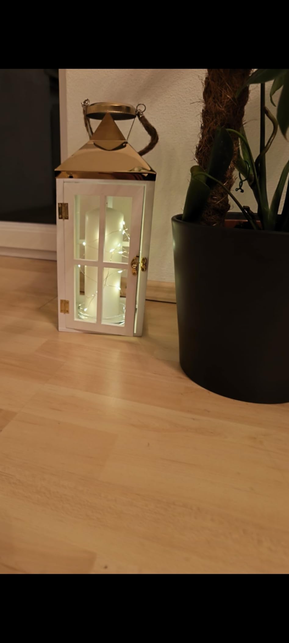 Bxroiu Lichterkette 6er Micro-LED Draht 2m warmweiß Batterie