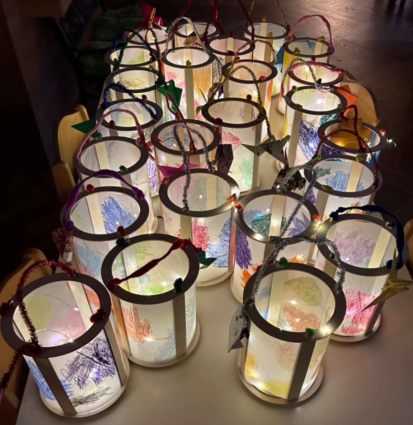 WEARXI Lichterkette Batterie 10x 2M 20 LED warmweiß innen