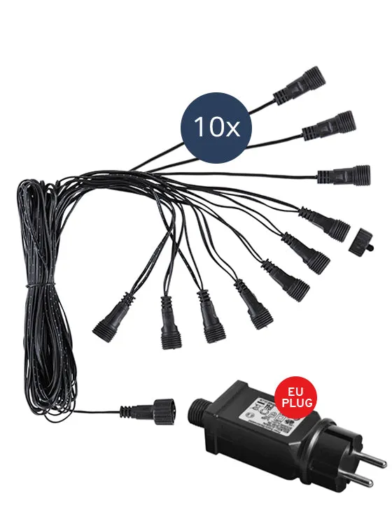 Fairybell Accessories Junction 10 Anschlüsse 10m 8000 LED