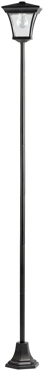 Lunartec Außenbeleuchtung Solar-Laterne Groß 200 cm Eisen