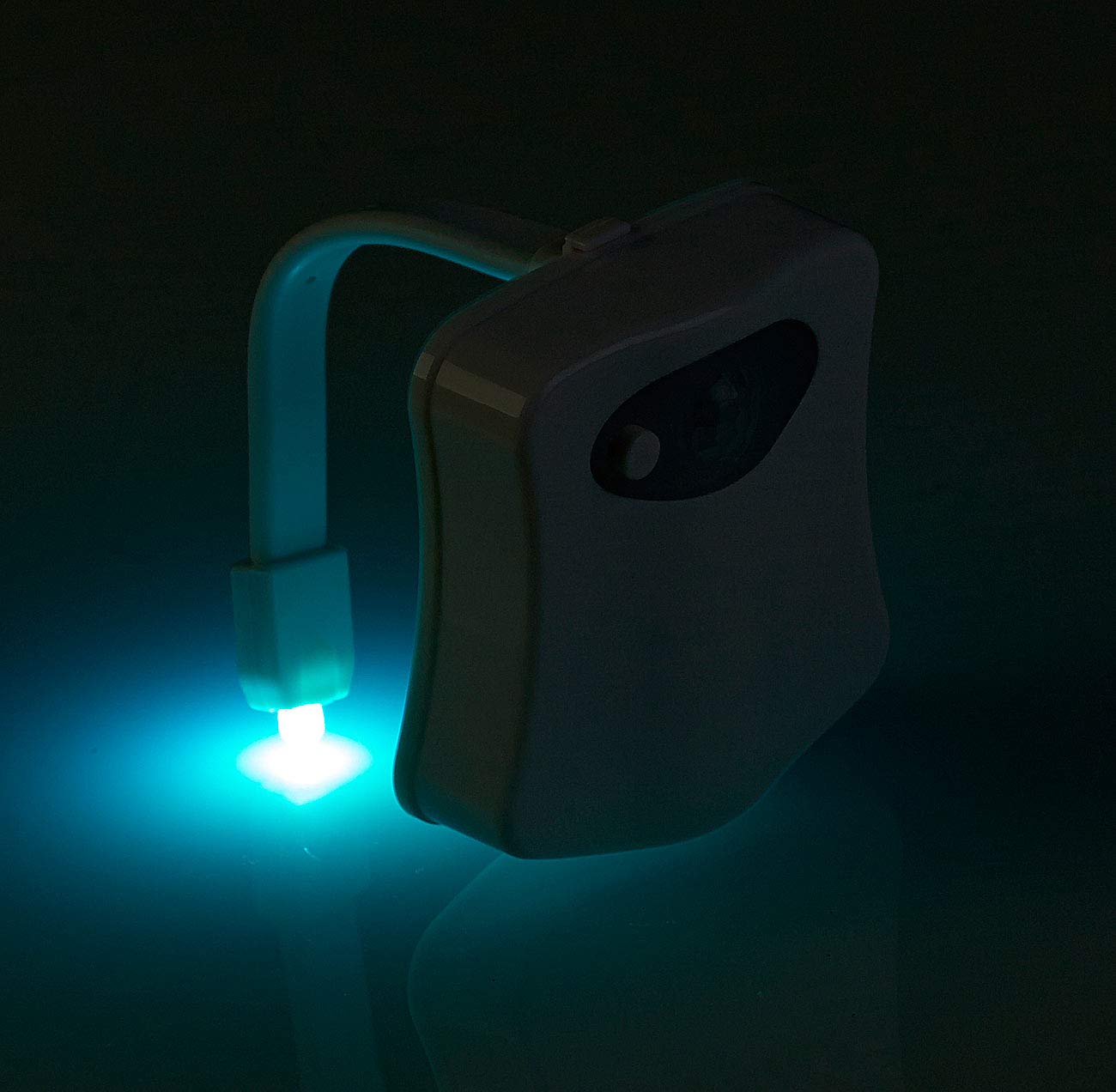 Lunartec WC Licht LED Toilettenlicht mit Bewegungsmelder 16 Farben