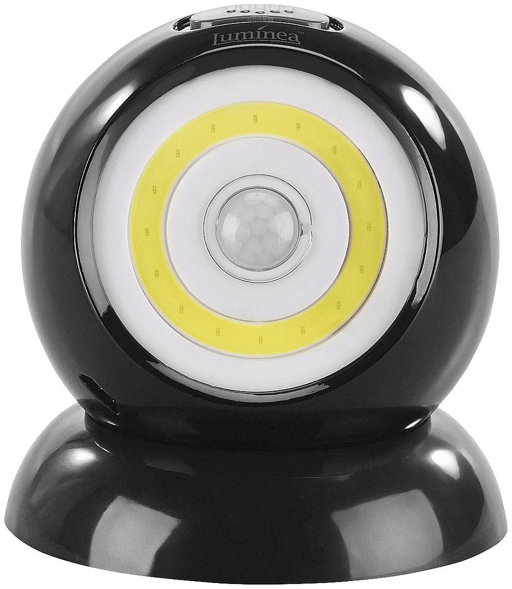 Lunartec Innenbeleuchtung COB Strahler Akku 200 lm 2er-Set schwarz