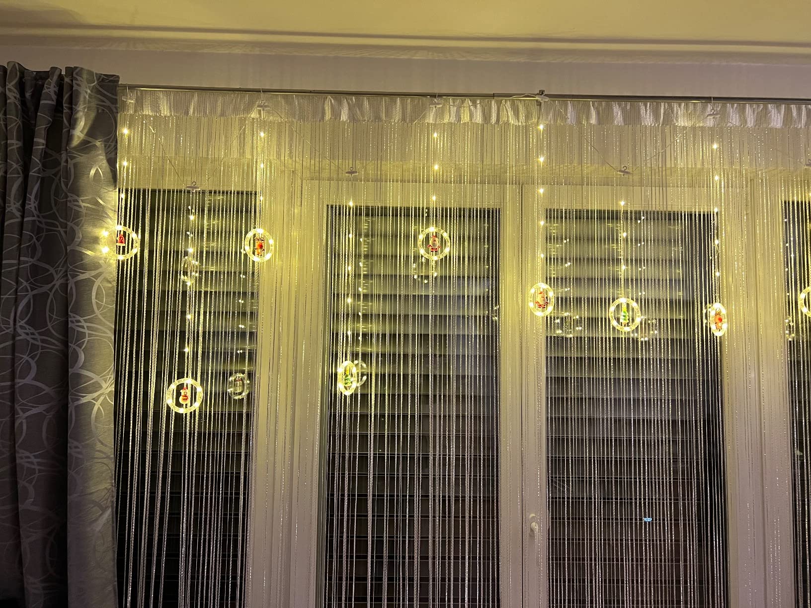 elktry Sterne Lichterkette 36 LED 5 Sterne warmweiß
