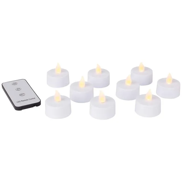 Bonetti LED Teelichter warmweiß 10er-Set mit Timer