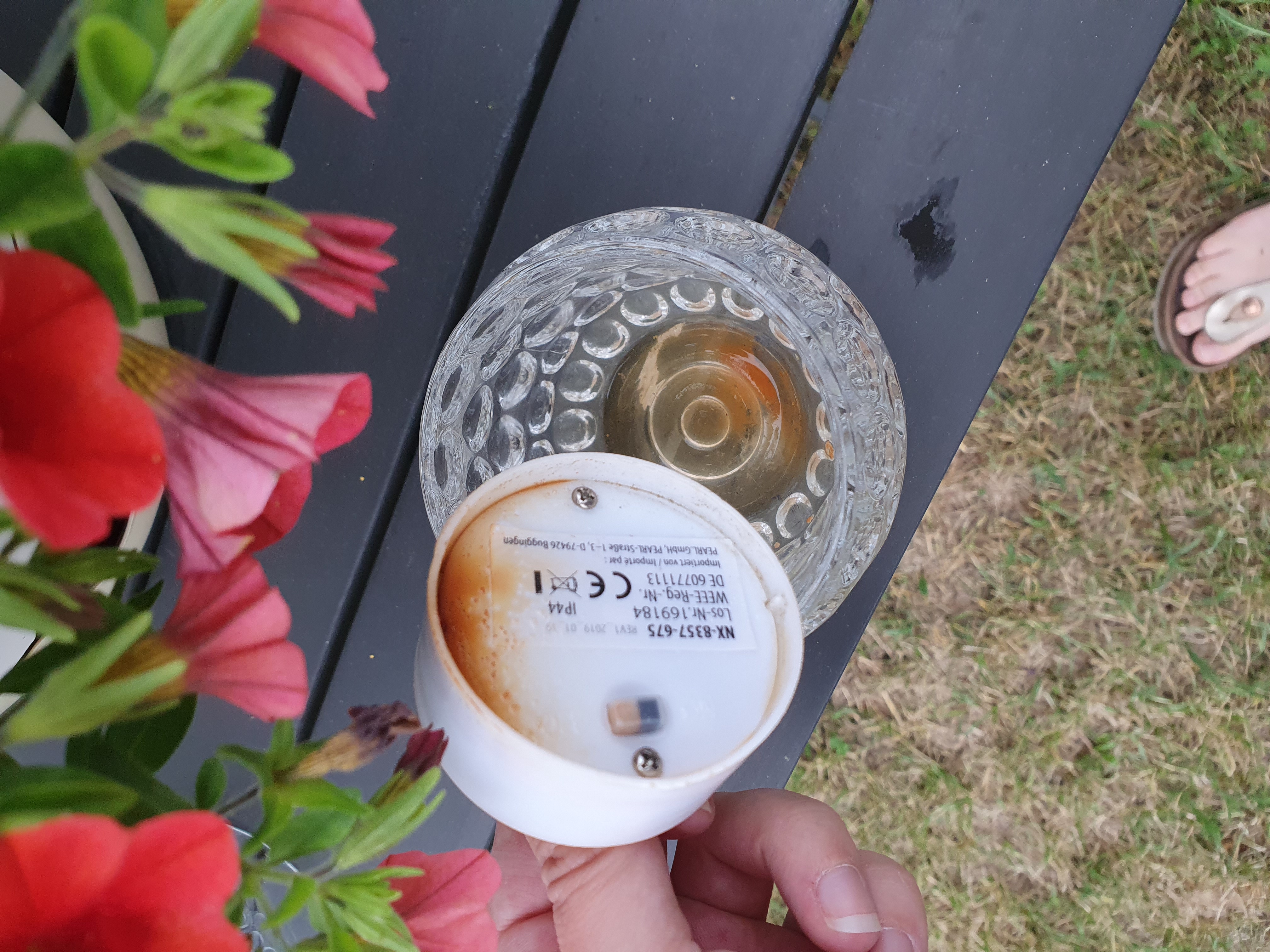 Lunartec Licht-Dekoration Solar-Teelichter 4er-Set weiß IP44
