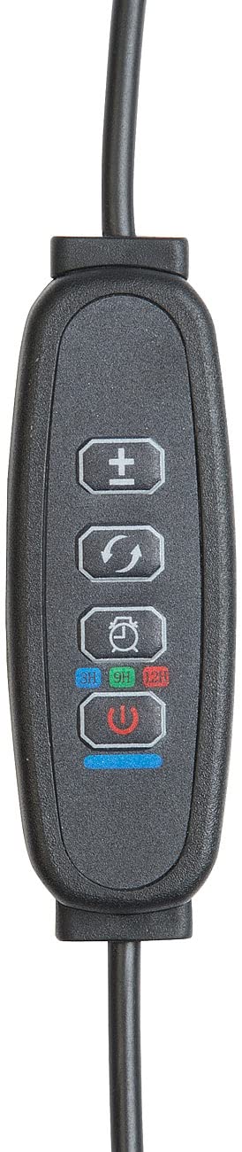 Lunartec Leuchtmittel LED-Pflanzenlampe rot-blau USB dimmbar Clip