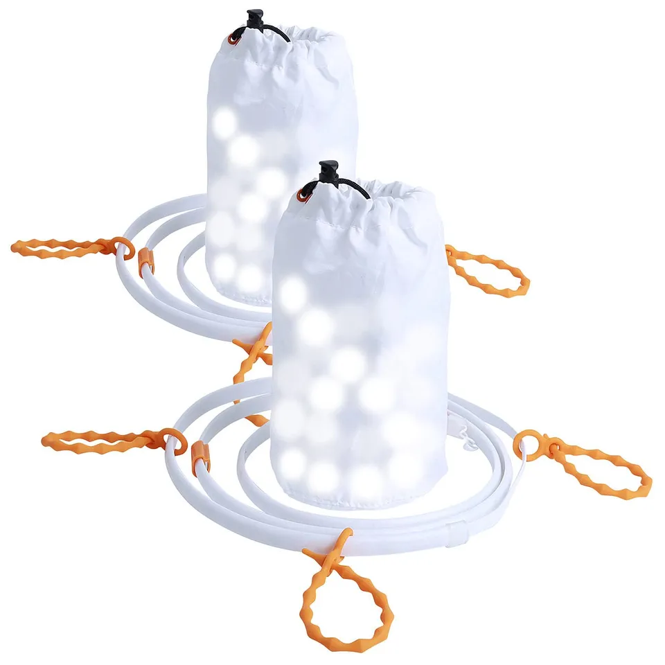 Lunartec Licht-Dekoration USB Lichtschlauch 2er-Set 3m 90 LEDs