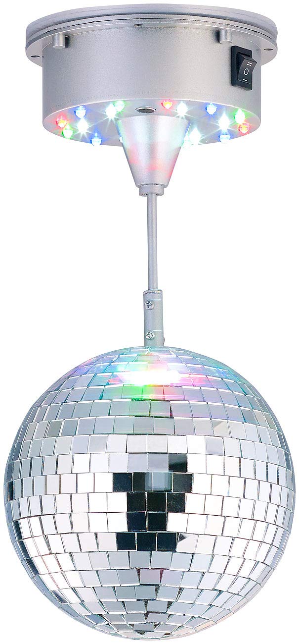 Lunartec Licht-Dekoration Diskokugel LED 15cm batteriebetrieben